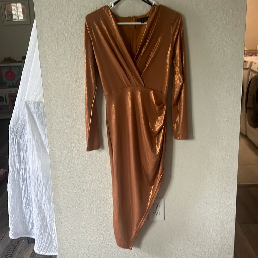 Cooper metallic dress